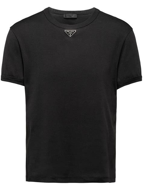 prada sport shirt|prada shirt black cettire.